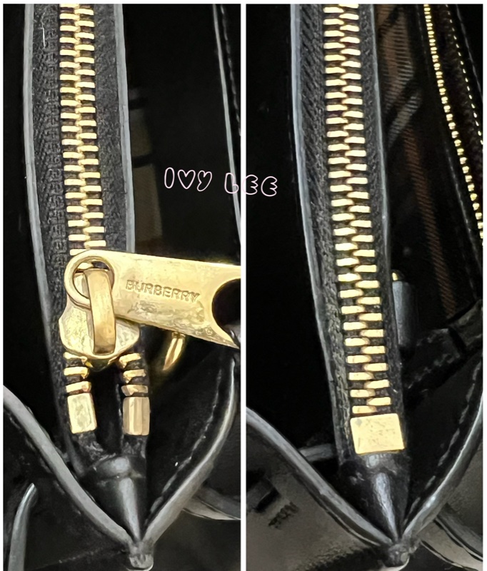 Burberry 綠色帆布皮革雙提手格紋手提包 斜背包 肩背包 棕色 黑色 8035823 正品 二手精品-28