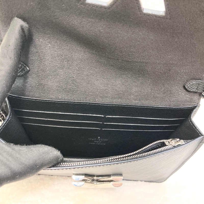 Louis Vuitton 路易威登 LV黑色EPI牛皮TWIST WOC斜背包M68560-8