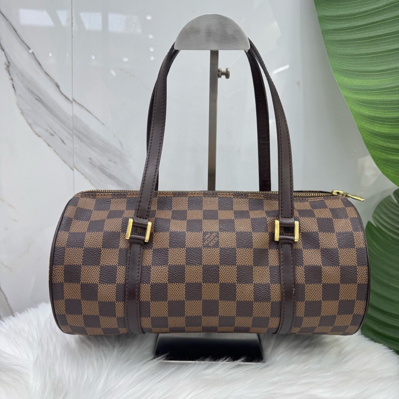 LV路易威登/Louis Vuitton棋盤格巴比龍帶子代圓筒子母包-1