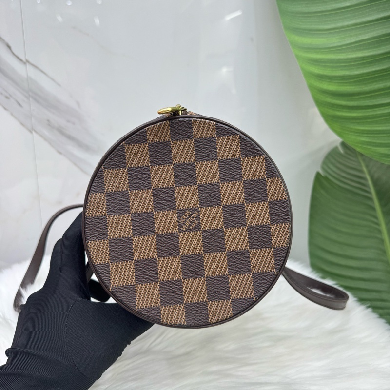 LV路易威登/Louis Vuitton棋盤格巴比龍帶子代圓筒子母包-2