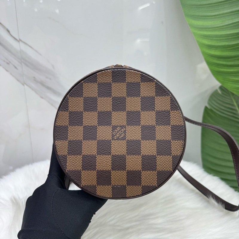 LV路易威登/Louis Vuitton棋盤格巴比龍帶子代圓筒子母包-3
