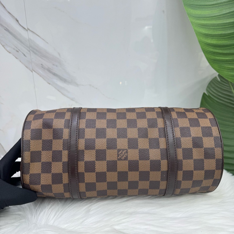 LV路易威登/Louis Vuitton棋盤格巴比龍帶子代圓筒子母包-4