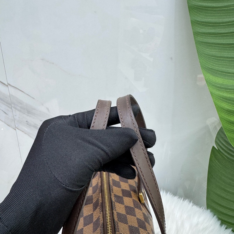 LV路易威登/Louis Vuitton棋盤格巴比龍帶子代圓筒子母包-5