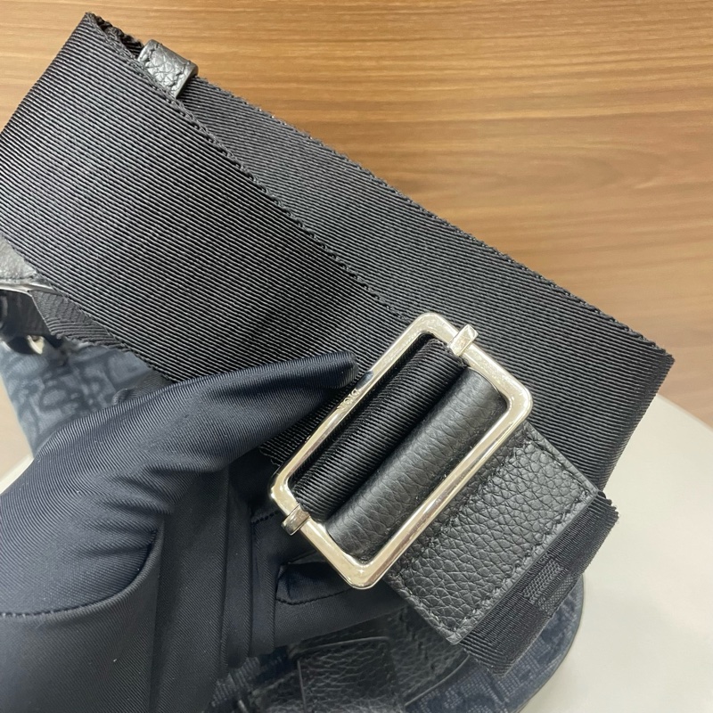 迪奧｜刺繡馬鞍包 藍黑色全套-7