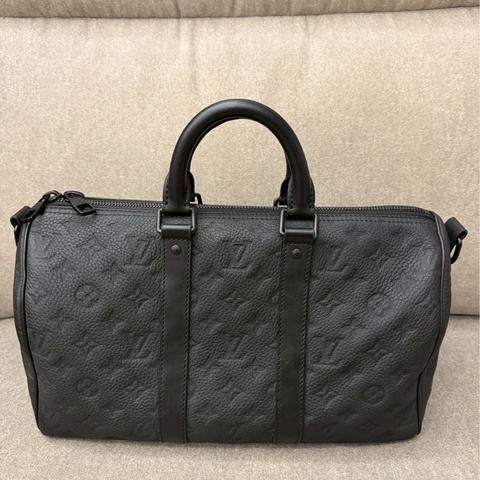 LV KEEPALL35黑壓紋