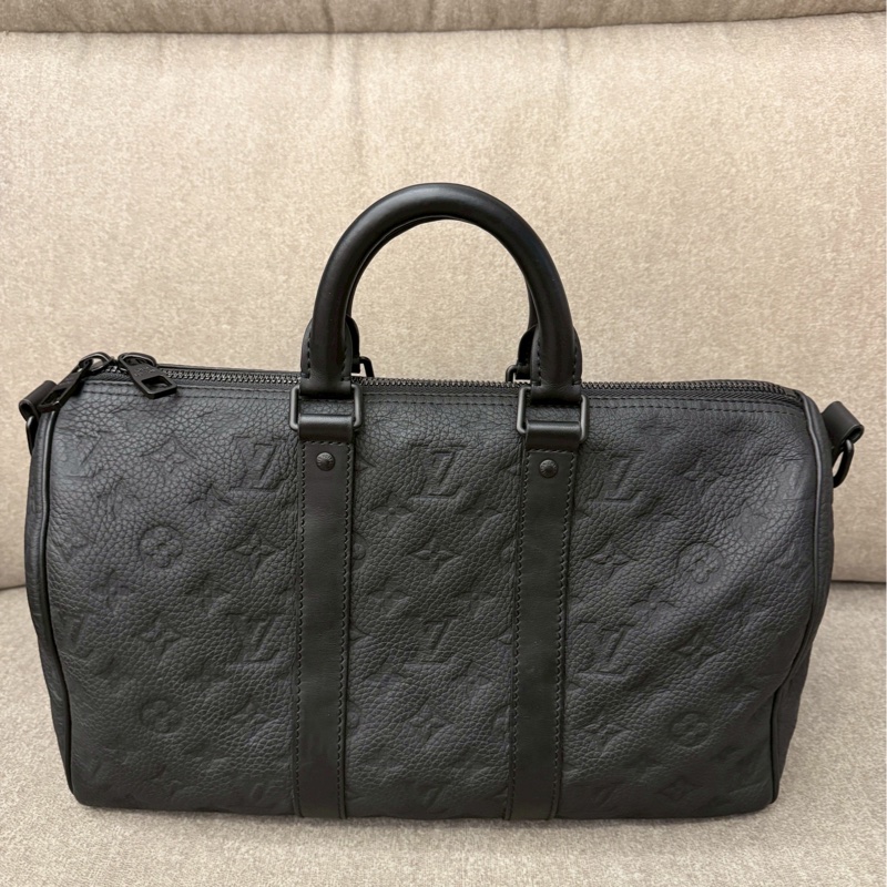 LV KEEPALL35黑壓紋-0