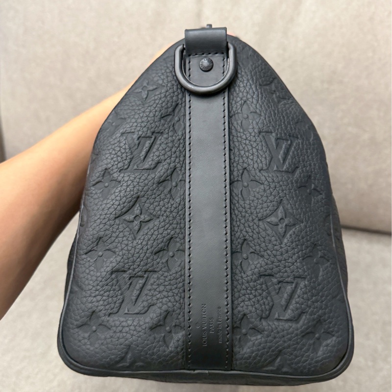 LV KEEPALL35黑壓紋-3
