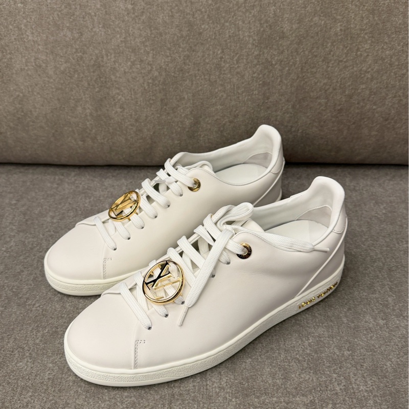 LV金屬logo小白鞋-0