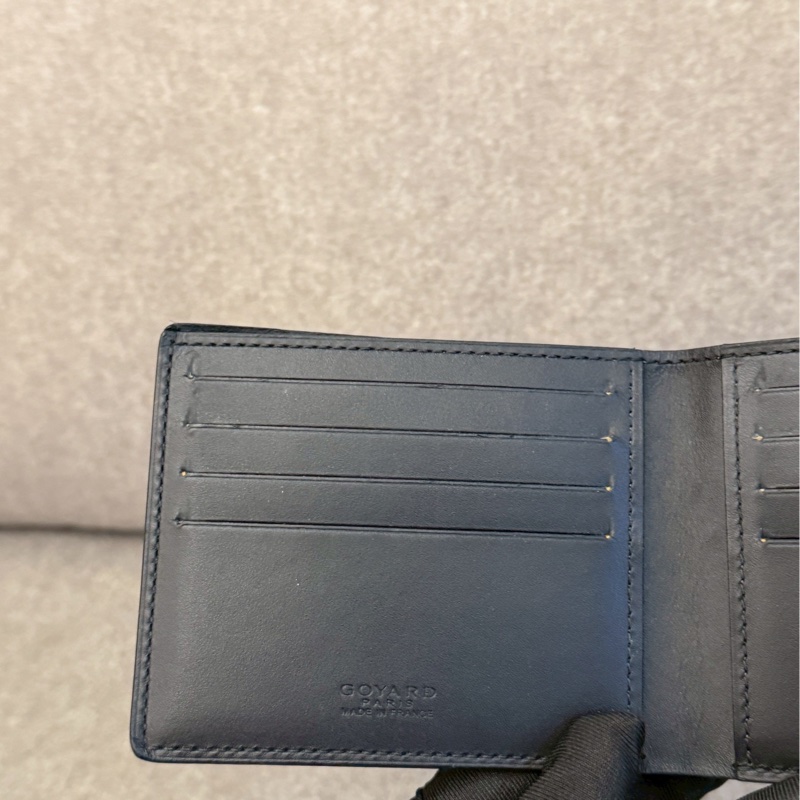GOYARD黑色八卡短夾-3