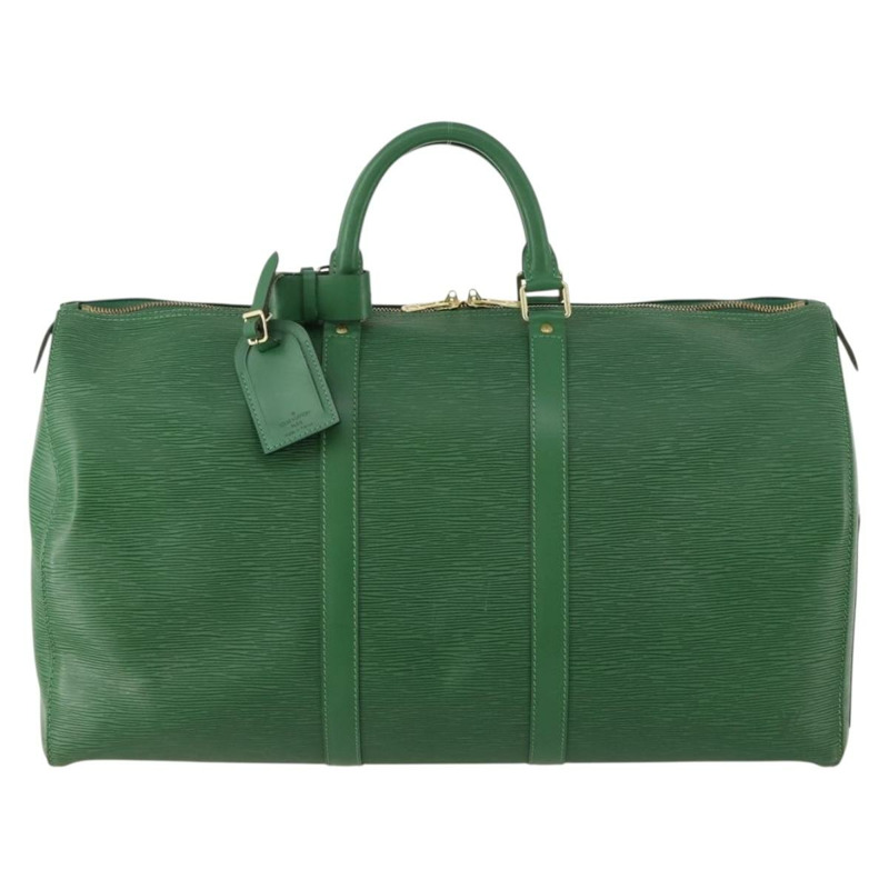 【日本直送】路易威登 Epi Keepall 55 波士頓包 綠色 M42954 LV Auth 170850A-1