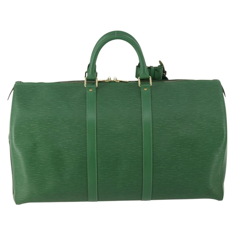 【日本直送】路易威登 Epi Keepall 55 波士頓包 綠色 M42954 LV Auth 170850A-2