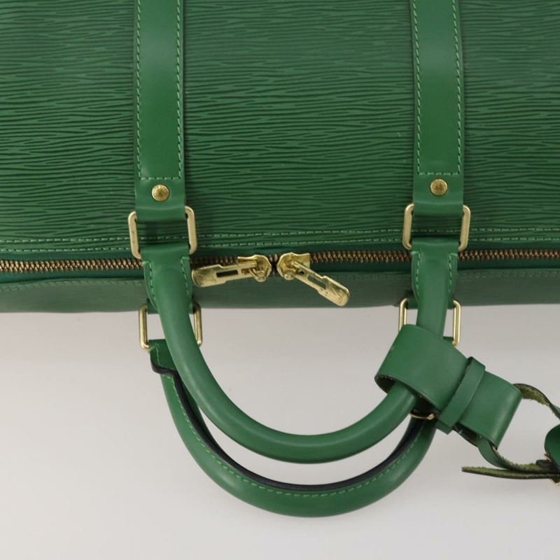 【日本直送】路易威登 Epi Keepall 55 波士頓包 綠色 M42954 LV Auth 170850A-6