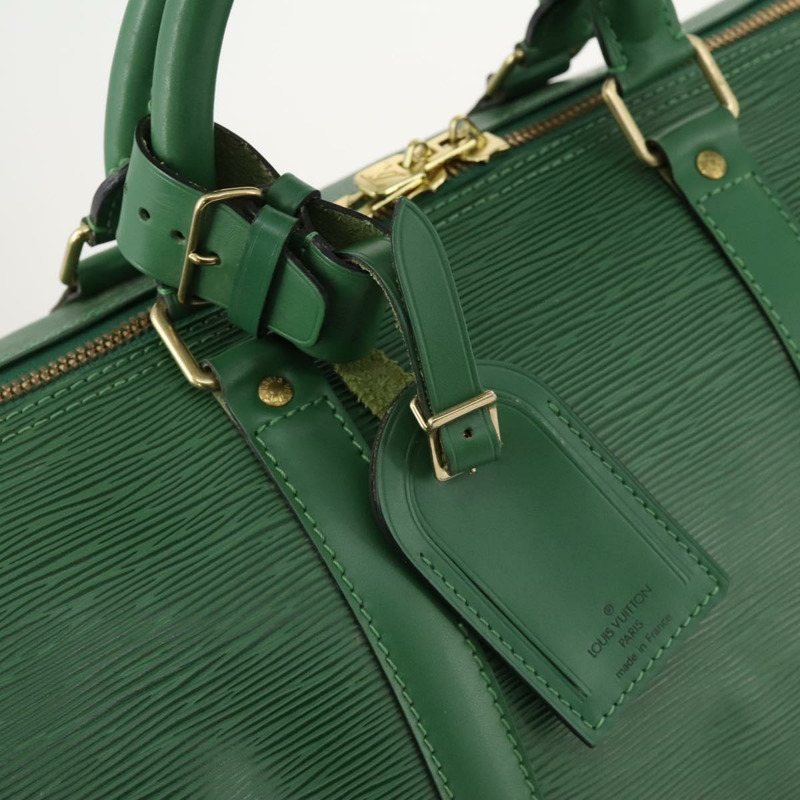 【日本直送】路易威登 Epi Keepall 55 波士頓包 綠色 M42954 LV Auth 170850A-15