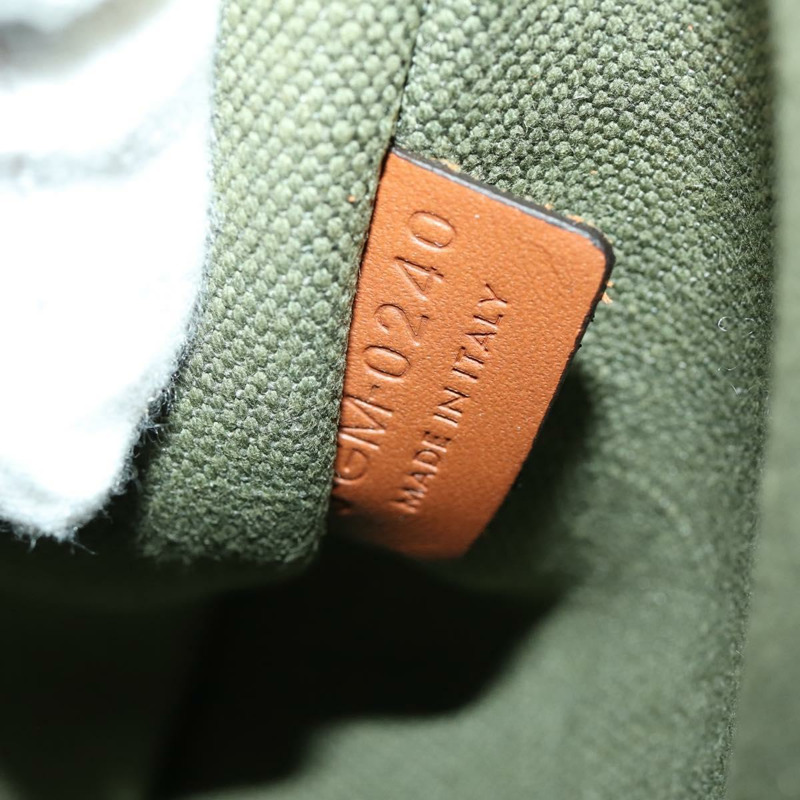 【日本直送】CELINE 帆布托特包 綠色金色 Auth fm5192M-19