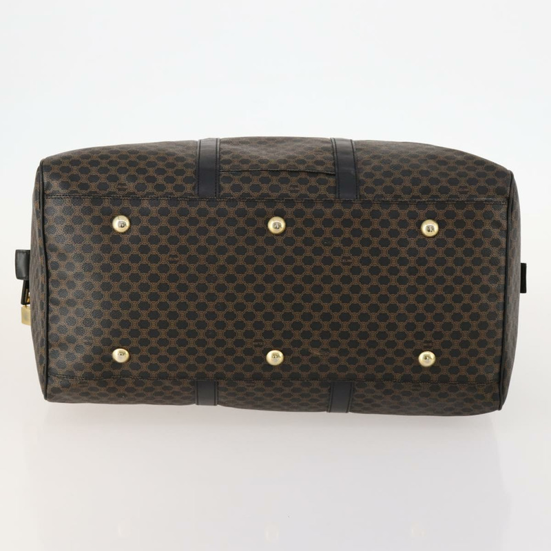 【日本直送】CELINE Macadam帆布波士頓包 PVC皮革 黑色金色 Auth mr2048A-8