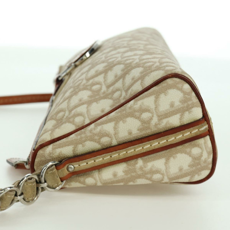 【日本直送】Christian Dior Trotter帆布浪漫手袋 PVC象牙銀色 正品 LNZ758SAV-3