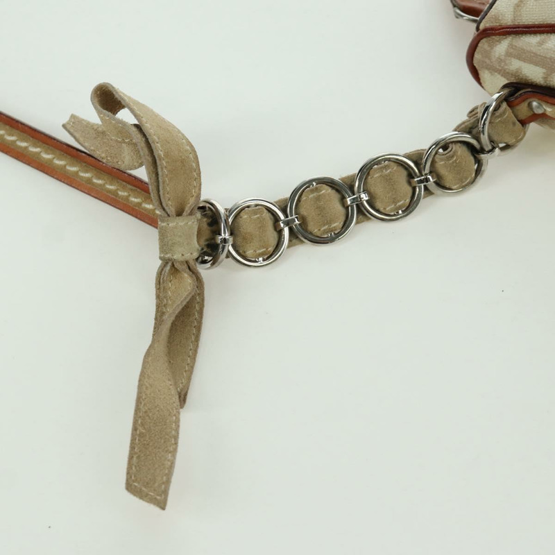 【日本直送】Christian Dior Trotter帆布浪漫手袋 PVC象牙銀色 正品 LNZ758SAV-8