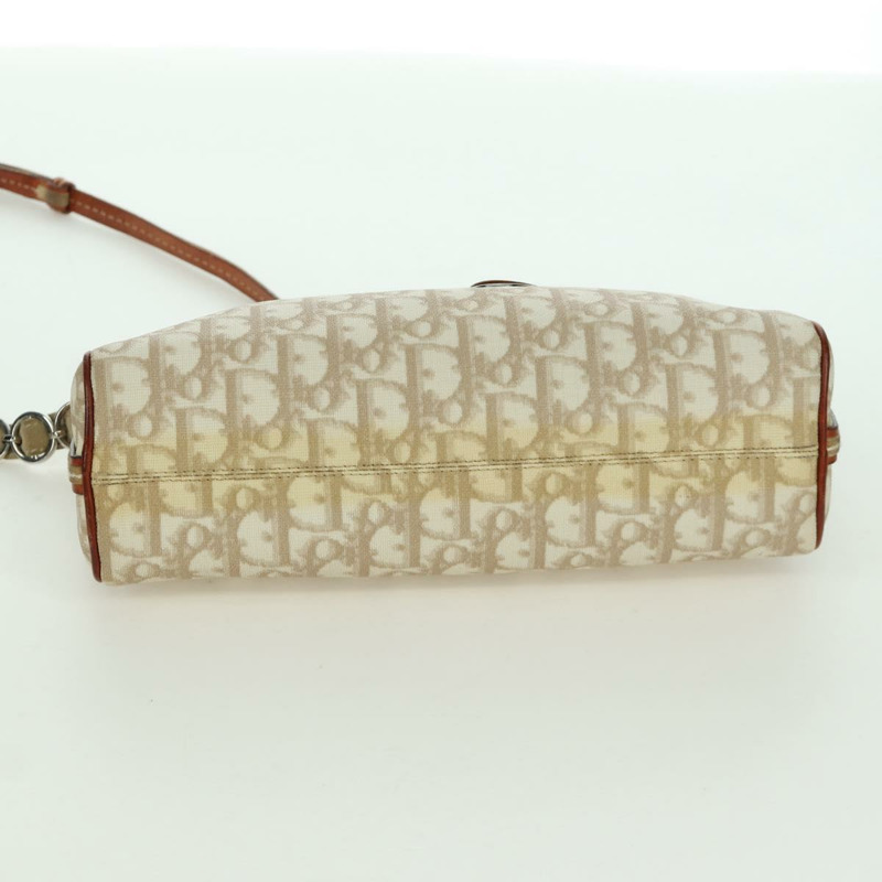 【日本直送】Christian Dior Trotter帆布浪漫手袋 PVC象牙銀色 正品 LNZ758SAV-9