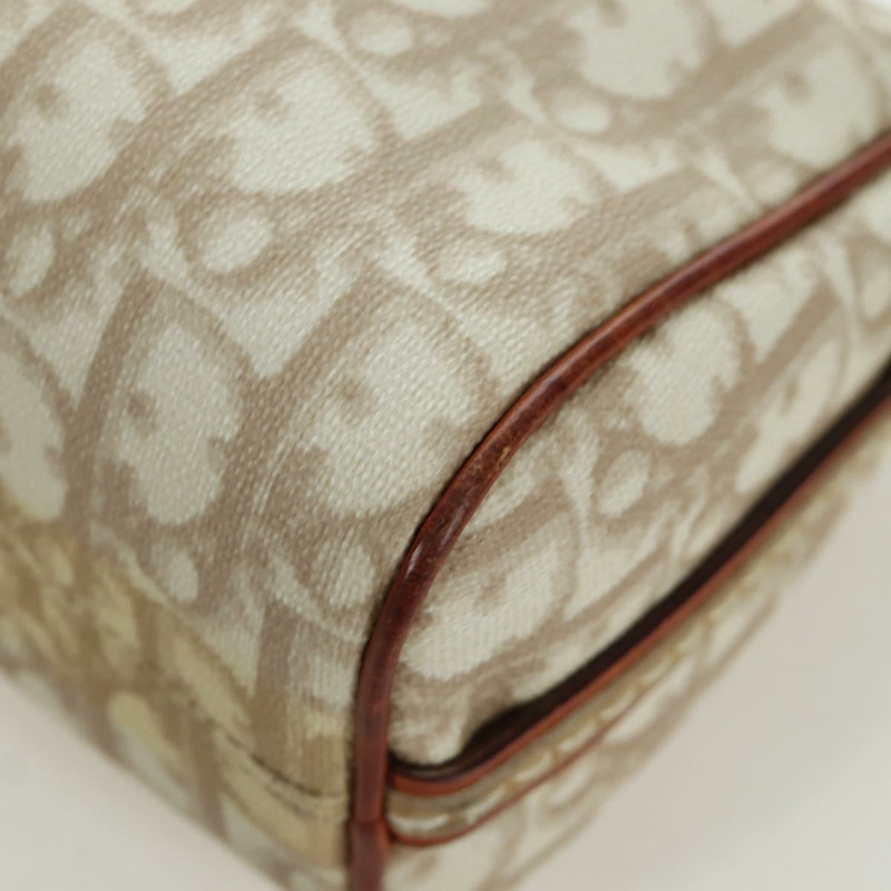 【日本直送】Christian Dior Trotter帆布浪漫手袋 PVC象牙銀色 正品 LNZ758SAV-12