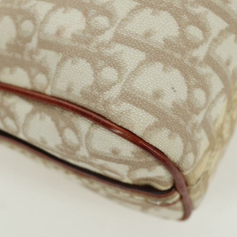 【日本直送】Christian Dior Trotter帆布浪漫手袋 PVC象牙銀色 正品 LNZ758SAV-13