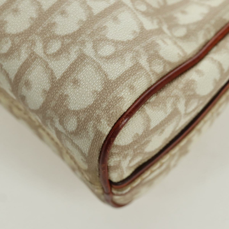 【日本直送】Christian Dior Trotter帆布浪漫手袋 PVC象牙銀色 正品 LNZ758SAV-14