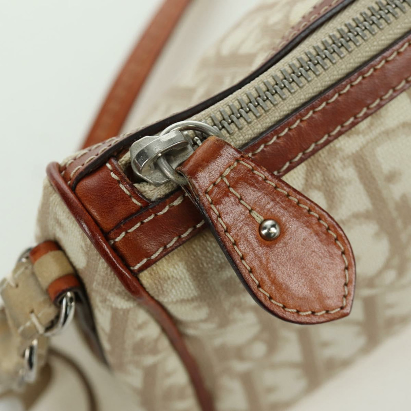 【日本直送】Christian Dior Trotter帆布浪漫手袋 PVC象牙銀色 正品 LNZ758SAV-16