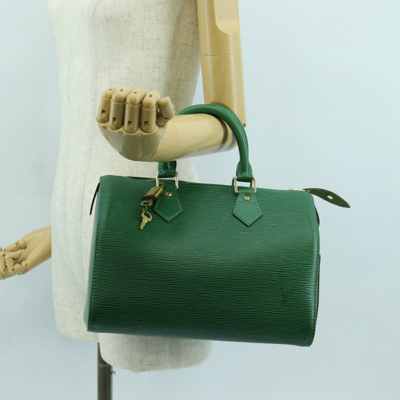 【日本直送】路易威登 Epi Speedy 25 手提包 婆羅洲綠 M43014 LV 正品 ARZ513SAV-21