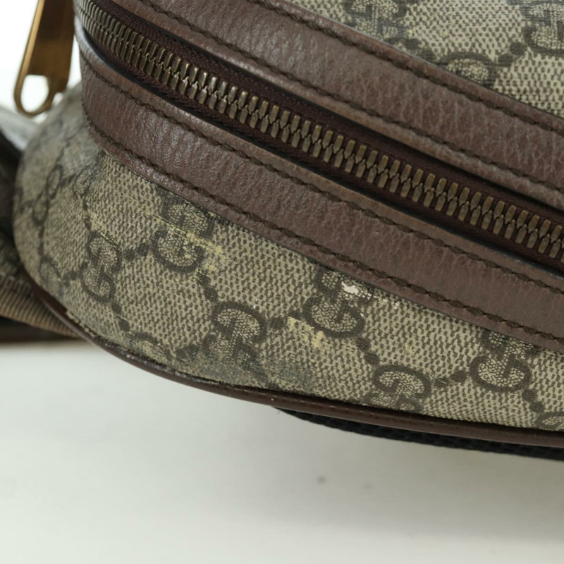 【日本直送】GUCCI GUCCI x Disney GG Supreme Web Sherry Line PVC 米色 552884 Auth LNZ826M-4