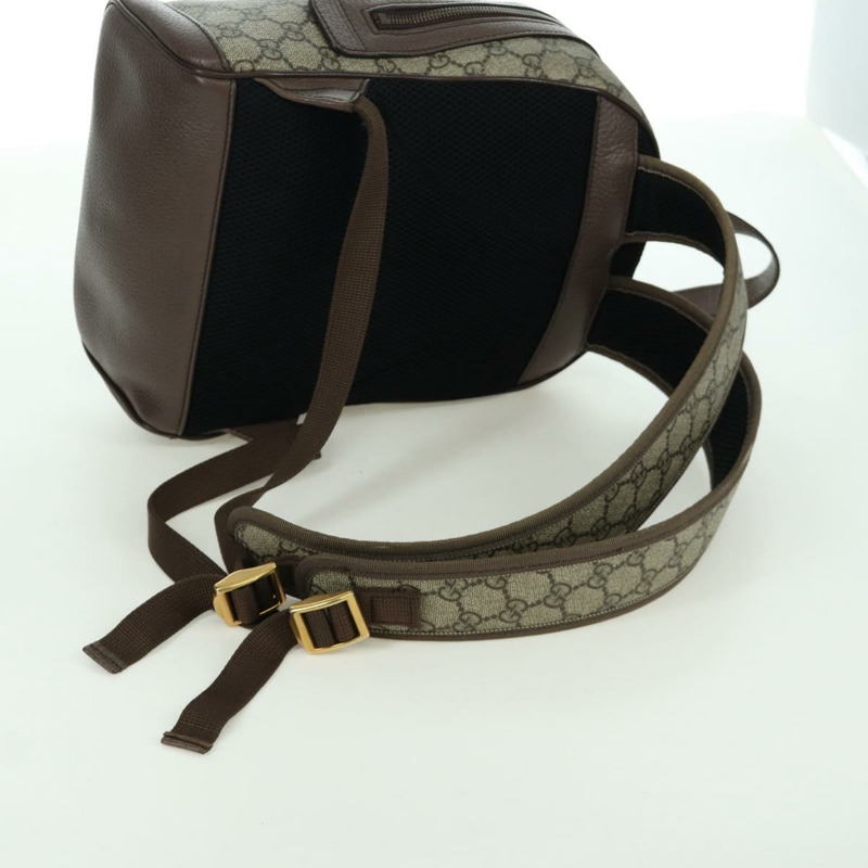 【日本直送】GUCCI GUCCI x Disney GG Supreme Web Sherry Line PVC 米色 552884 Auth LNZ826M-9