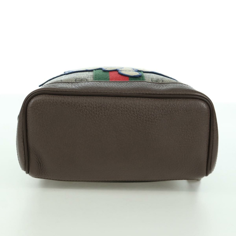 【日本直送】GUCCI GUCCI x Disney GG Supreme Web Sherry Line PVC 米色 552884 Auth LNZ826M-12