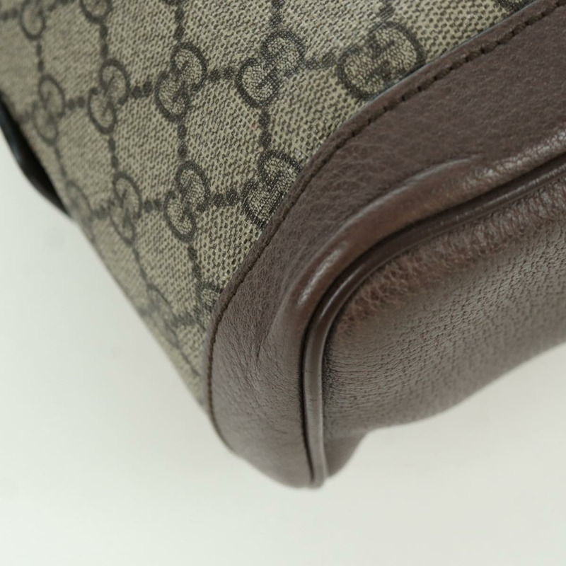 【日本直送】GUCCI GUCCI x Disney GG Supreme Web Sherry Line PVC 米色 552884 Auth LNZ826M-13