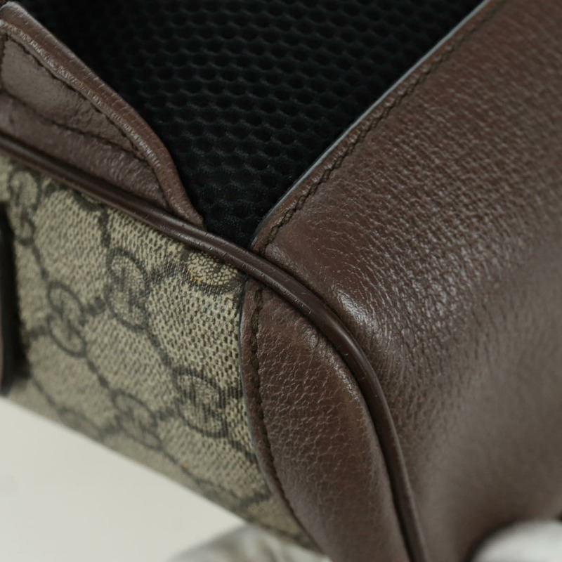 【日本直送】GUCCI GUCCI x Disney GG Supreme Web Sherry Line PVC 米色 552884 Auth LNZ826M-15