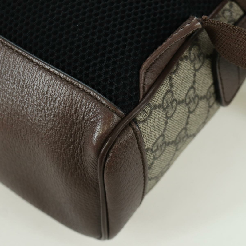 【日本直送】GUCCI GUCCI x Disney GG Supreme Web Sherry Line PVC 米色 552884 Auth LNZ826M-16