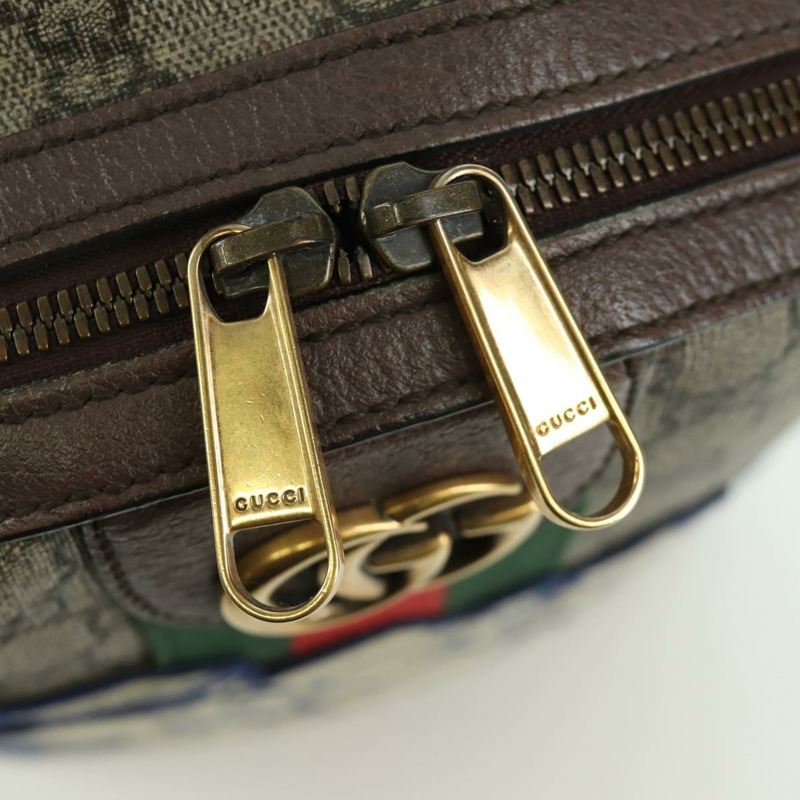 【日本直送】GUCCI GUCCI x Disney GG Supreme Web Sherry Line PVC 米色 552884 Auth LNZ826M-20