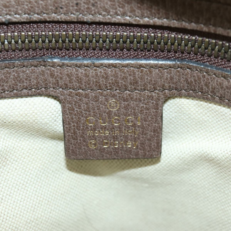【日本直送】GUCCI GUCCI x Disney GG Supreme Web Sherry Line PVC 米色 552884 Auth LNZ826M-21