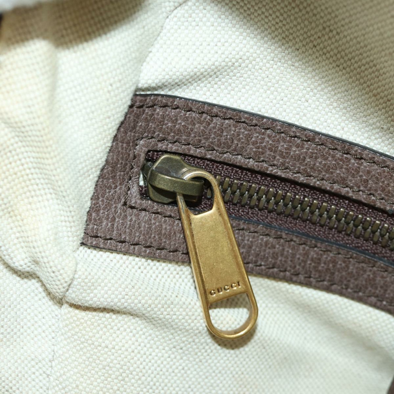 【日本直送】GUCCI GUCCI x Disney GG Supreme Web Sherry Line PVC 米色 552884 Auth LNZ826M-26