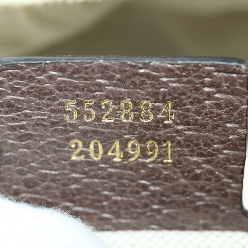 【日本直送】GUCCI GUCCI x Disney GG Supreme Web Sherry Line PVC 米色 552884 Auth LNZ826M-28