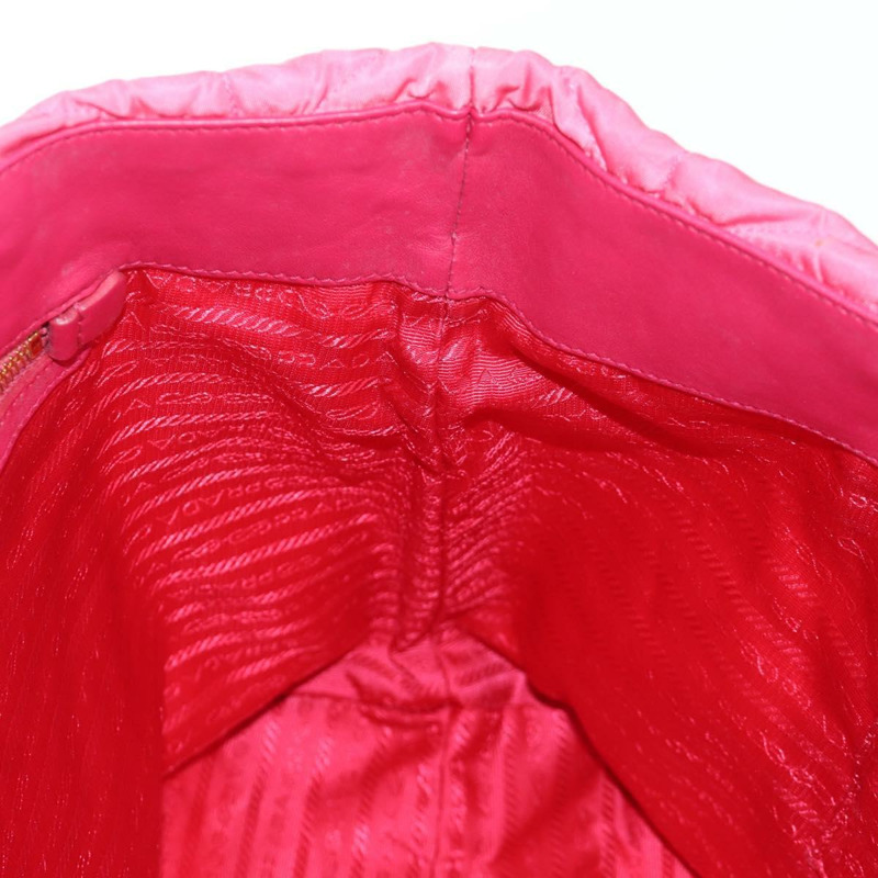 【日本直送】PRADA 鏈條托特包 尼龍 金粉色 正品 am10964V-21