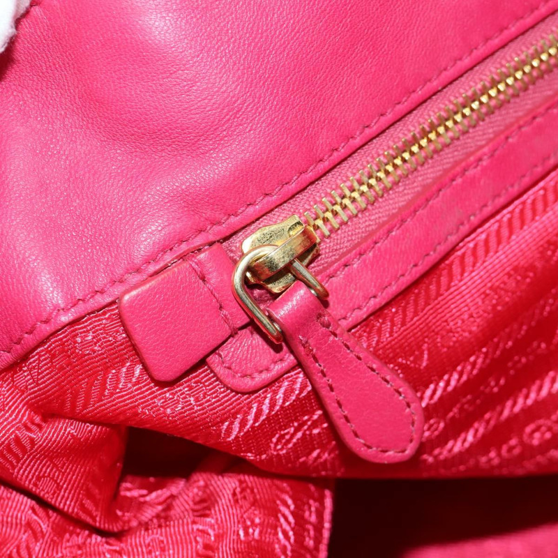 【日本直送】PRADA 鏈條托特包 尼龍 金粉色 正品 am10964V-22