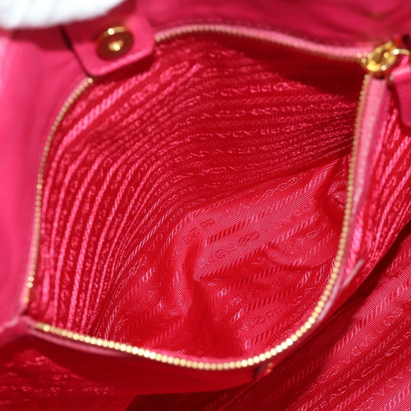 【日本直送】PRADA 鏈條托特包 尼龍 金粉色 正品 am10964V-23