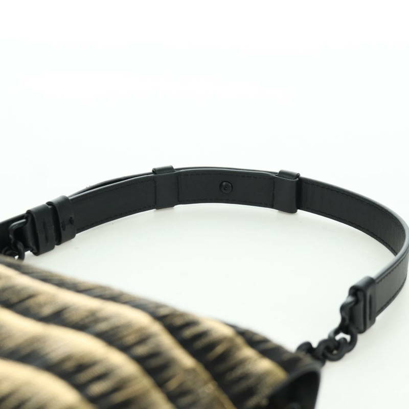 【日本直送】Salvatore Ferragamo Vala 鏈條單肩包 皮革 黑色 金色 正品 am11001V-7