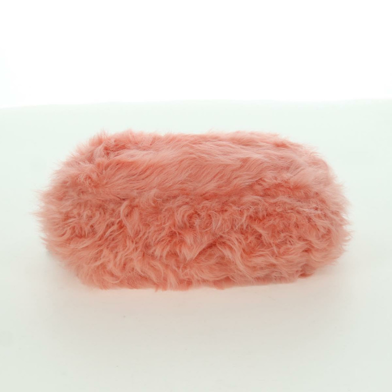 【日本直送】Miu Miu 鏈條單肩包 粉紅銀色毛絨款 正品 ARZ527M-9