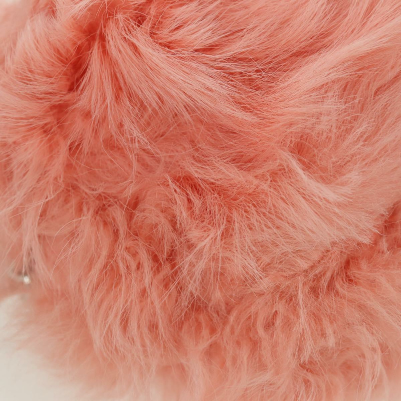 【日本直送】Miu Miu 鏈條單肩包 粉紅銀色毛絨款 正品 ARZ527M-10