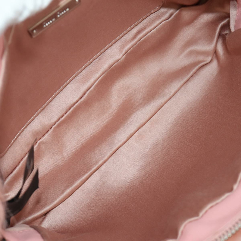 【日本直送】Miu Miu 鏈條單肩包 粉紅銀色毛絨款 正品 ARZ527M-17