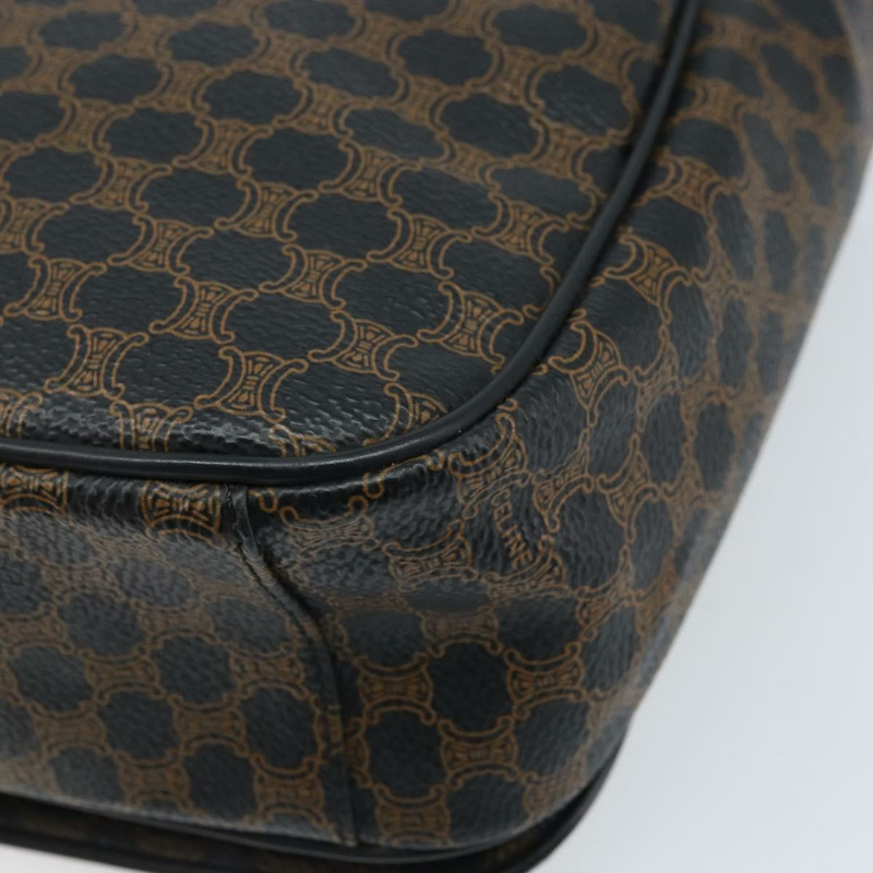 【日本直送】CELINE Macadam帆布肩背包 PVC皮革 黑色金色 正品 ARZ679A-11