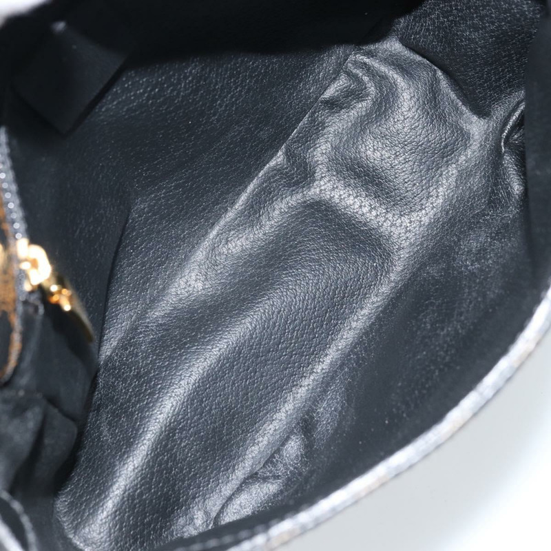 【日本直送】CELINE Macadam帆布肩背包 PVC皮革 黑色金色 正品 ARZ679A-15