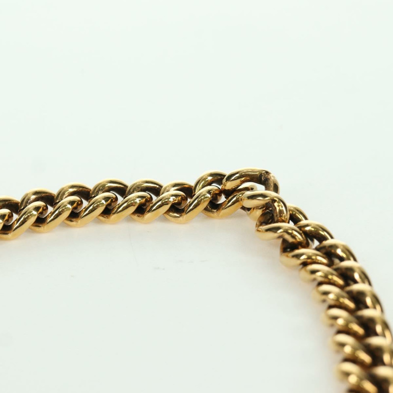 【日本直送】GUCCI 竹節鏈條單肩包 皮革 黑色 金色 235320 正品 ARZ586SAV-7