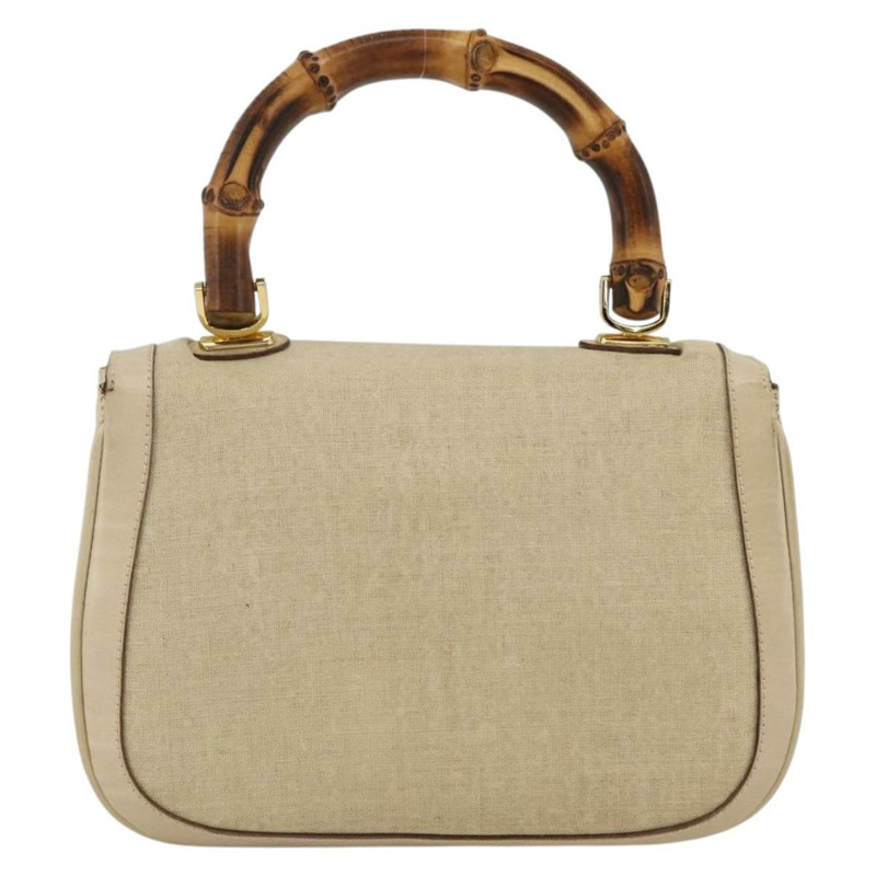 【日本直送】CELINE 手提包 帆布 米色 金色 正品 ARZ699A-2