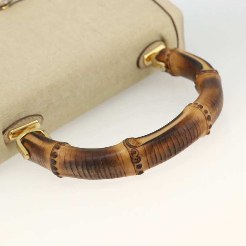 【日本直送】CELINE 手提包 帆布 米色 金色 正品 ARZ699A-6