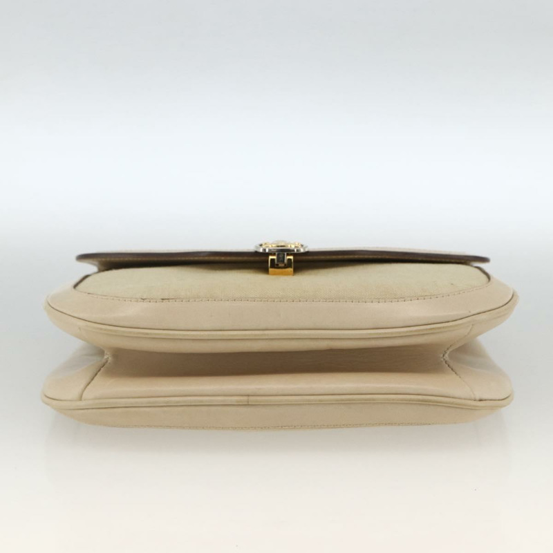 【日本直送】CELINE 手提包 帆布 米色 金色 正品 ARZ699A-8